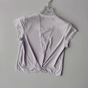 Woman Sports Shirt Short Sleeve Yoga Top