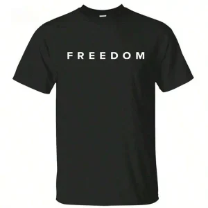 Freedom Graphic Tee - Unisex Casual Cotton T-Shirt