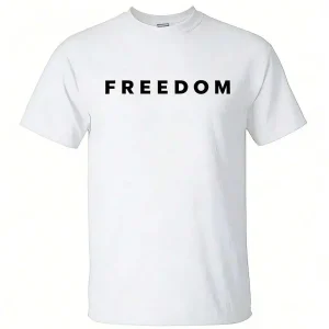 Freedom Graphic Tee - Unisex Casual Cotton T-Shirt